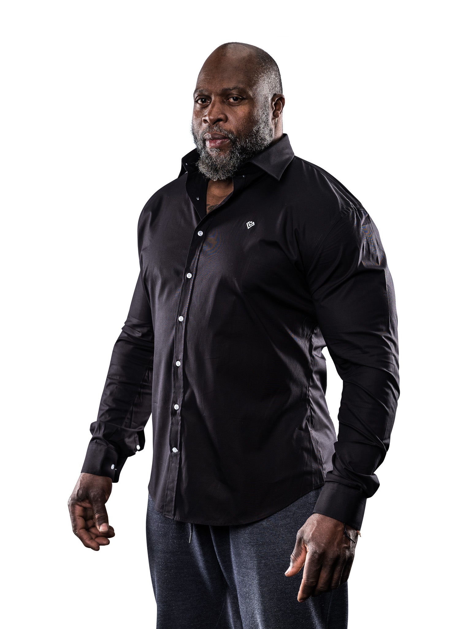 Dress Shirts for Large Men Powerlifters Wide Core Broad Shoulders Diamond Theory Clothing